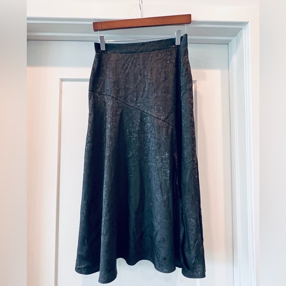 Status Anxiety Dresses & Skirts - A-line Black Skirt with Slit